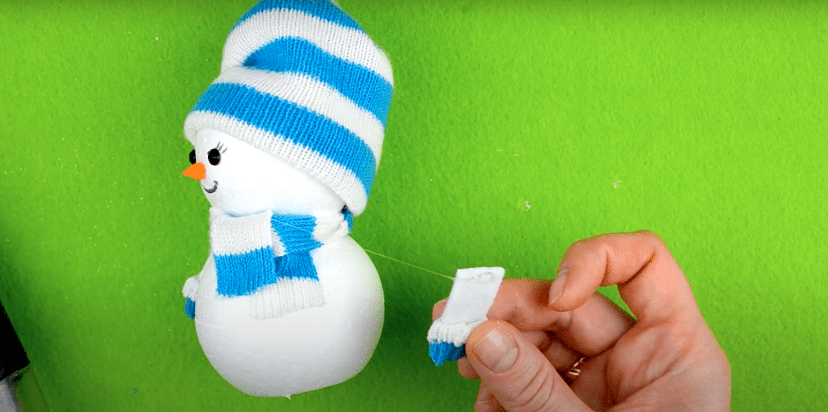 снеговик своими руками подарок на новый год