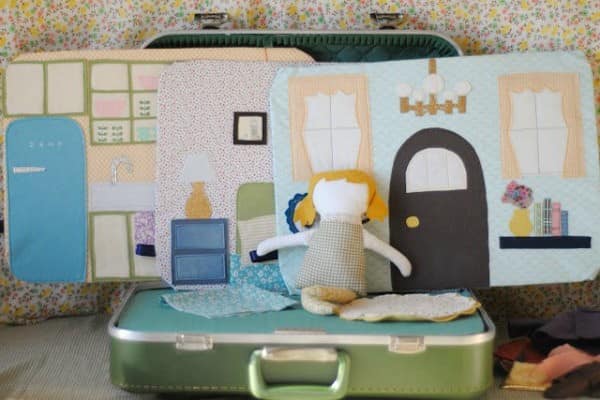 Кукольный домик своими руками из старого чемодана