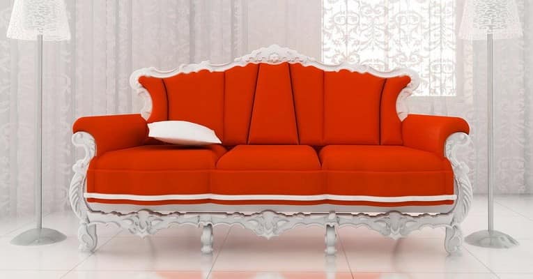 Яркий диван в интерьере: выбираем цвет