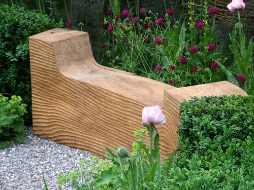Деревянная скамейка для сада своими руками
