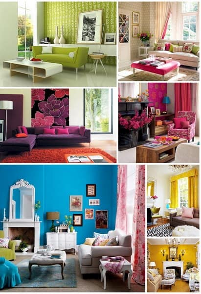 Основные цвета для весеннего декора квартиры