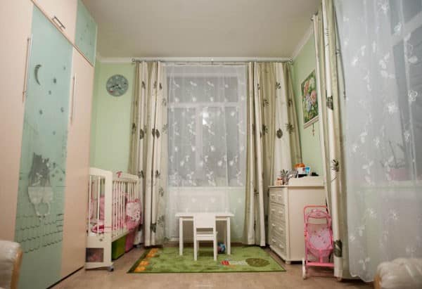 Детская для малыша в однокомнатной квартире