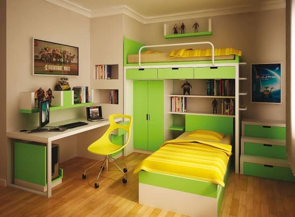 Мебель для детского уголка в однокомнатной квартире