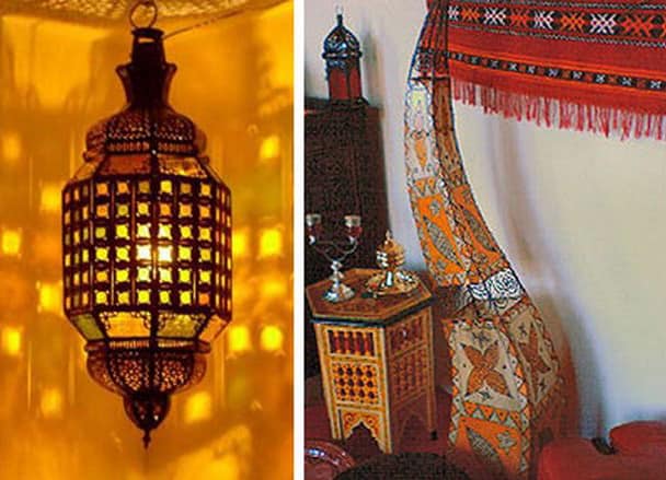 Кованый фонарь в марокканском стиле