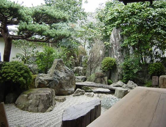 Элементы японского сада камней
