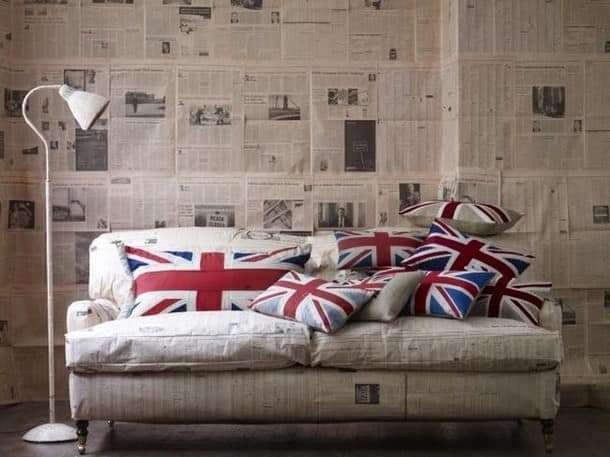 Подушки с английским флагом украсят любой диван
