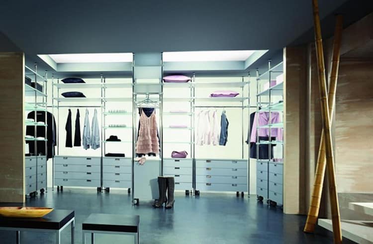 Современный дизайн гардеробной комнаты: храним одежду компактно и удобно (39 фото)