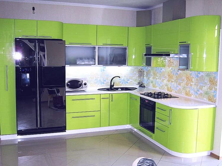Угловая кухня: идеи стильной планировки и дизайна (36 фото)