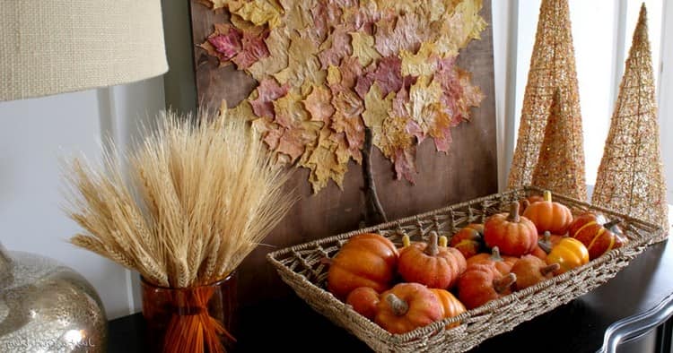 Как украсить квартиру осенью: легкие идеи для осеннего декора дома из природных материалов (41 фото)
