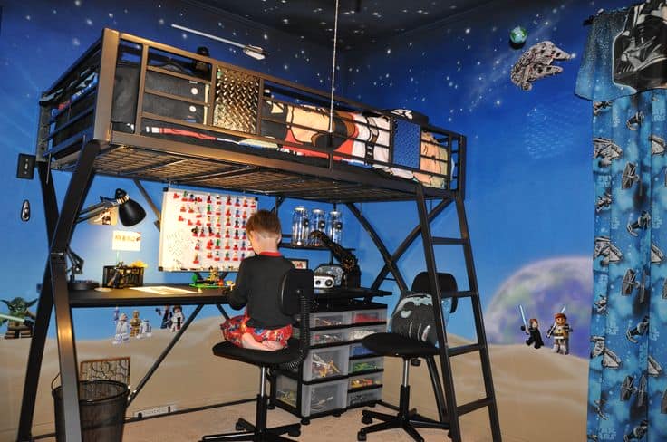 Комната для ребенка - сказочное место для фаната звездных войн