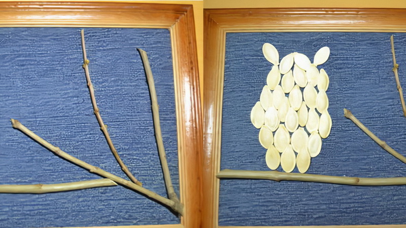 Идеи оригинальных поделок из семян и семечек своими руками (50+ фото)