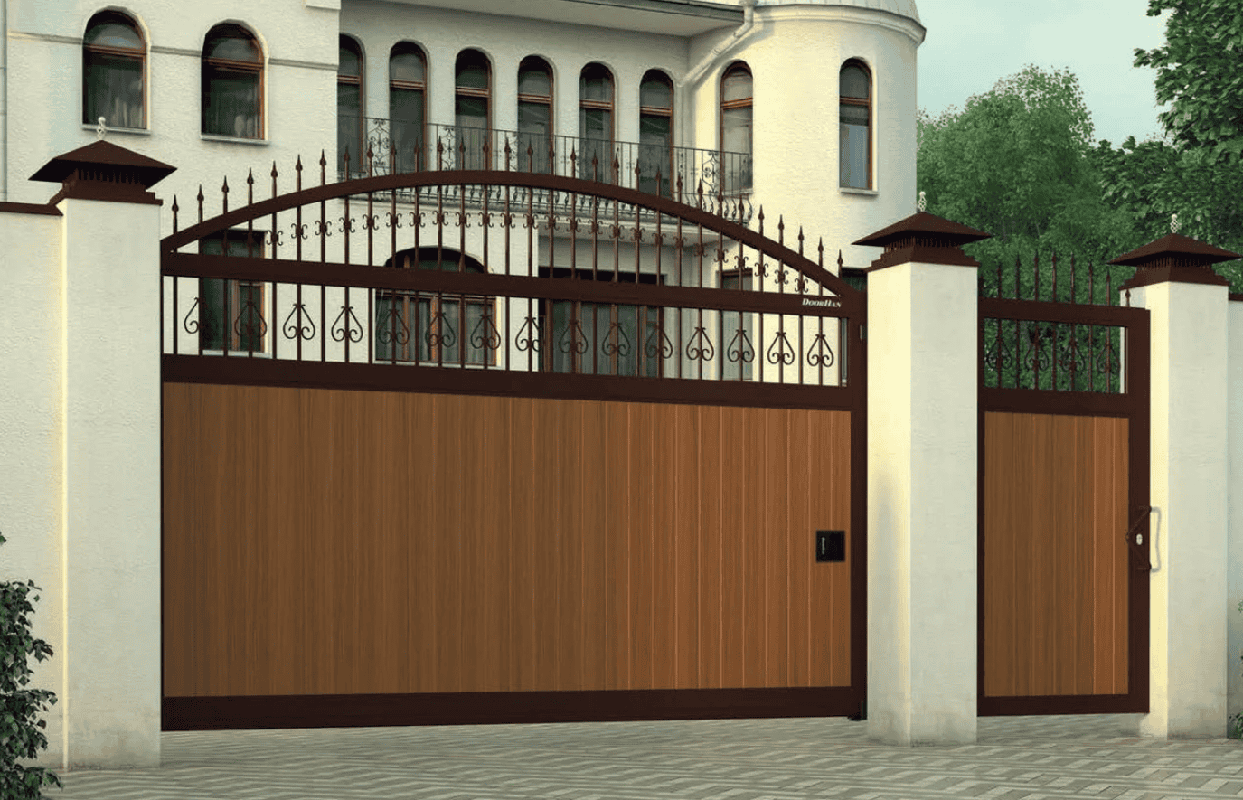 Ворота для участка и гаража: виды конструкций