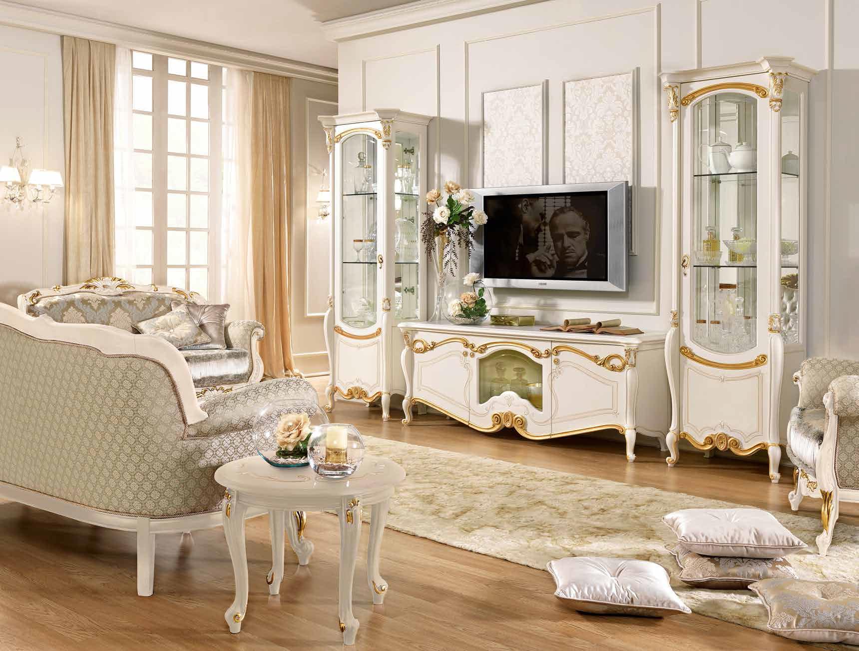 Итальянская мебель в гостиной - признак отменного вкуса